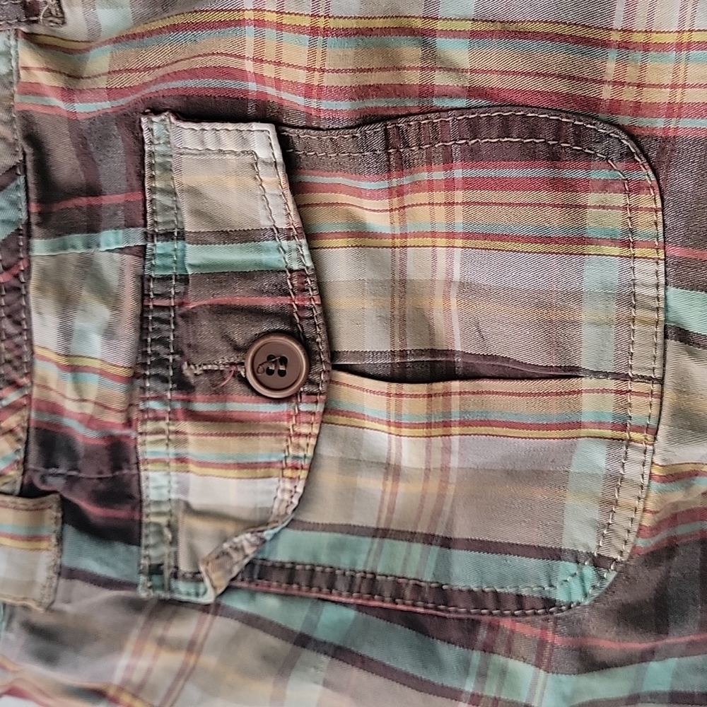American Rag Size 13 Shorts Plaid pockets - Picture 6 of 7